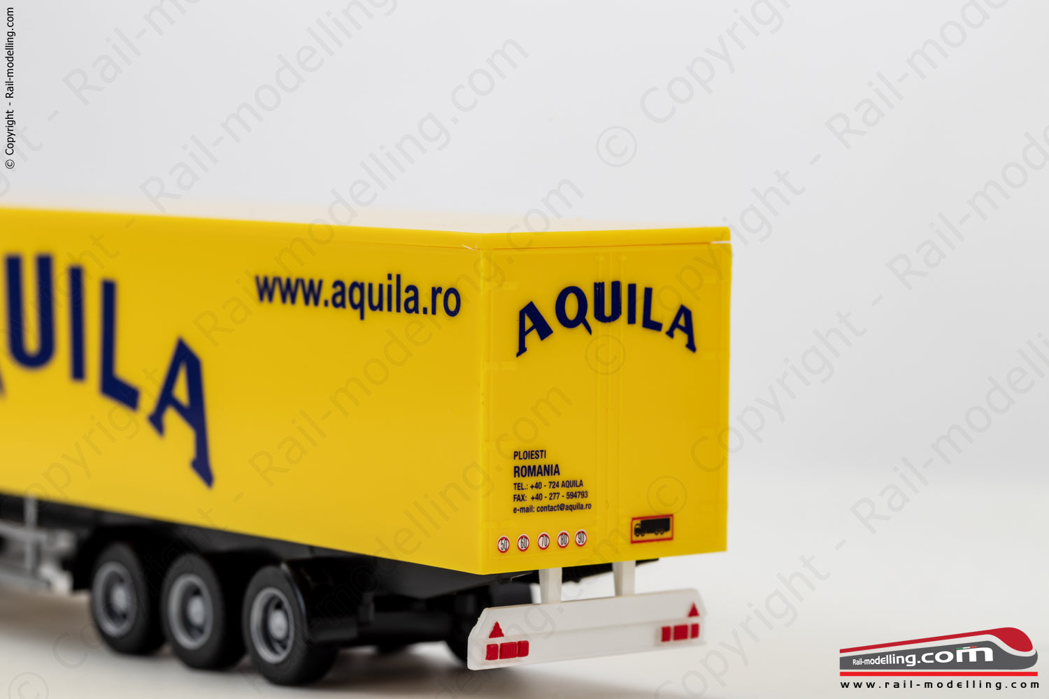 RIETZE 60887 - H0 1:87 - Camion autoarticolato Iveco Stralis "AQUILA"