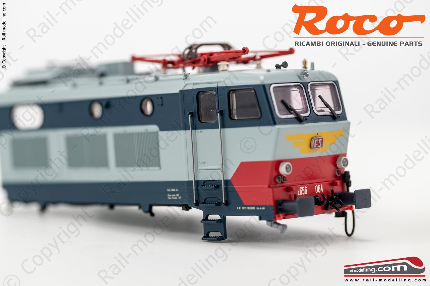 ROCO 123084 - H0 1:87 - Cassa lato B per locomotiva FS E 656.064