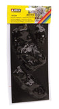 NOCH 61234 - Stampo a forma per realizzazione rocce con stucco 24 x 12 cm "Mittagsspitze" 