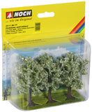 NOCH 25111 - Set alberi da frutta bianco 3 pz altezza 8 cm