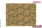 AUHAGEN 50516 - H0 1:87 - Cartoncino a trama muro a ciottoli piccoli 220 x 100 mm