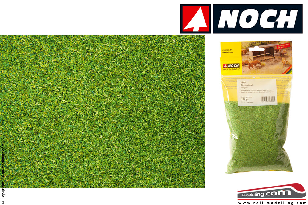 NOCH 08411 - Confezione erba segatura verde chiaro da 150g