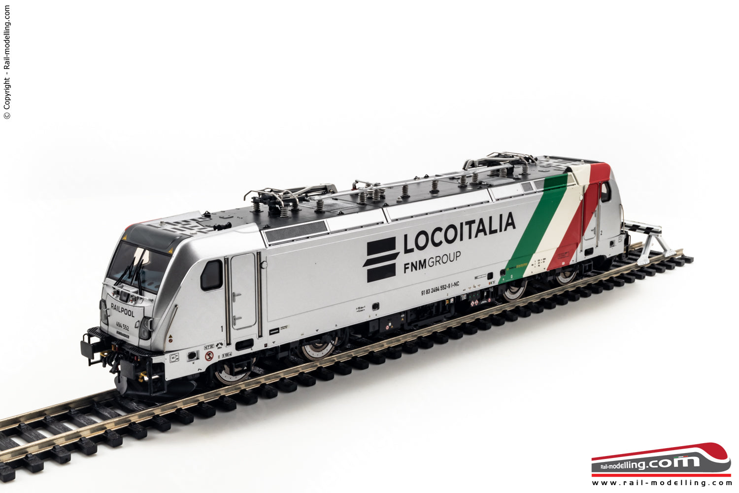 ACME 60565 - H0 1:87 - Locomotiva elettrica E.494 552 livrea LOCO ITALIA Epoca VI