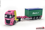 HERPA 947763 - H0 1:87 - Camion Iveco S-Way LNG Hannibal + semirimorchio container Eucon