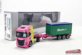 HERPA 947763 - H0 1:87 - Camion Iveco S-Way LNG Hannibal + semirimorchio container Eucon