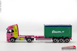 HERPA 947763 - H0 1:87 - Camion Iveco S-Way LNG Hannibal + semirimorchio container Eucon