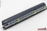 VITRAINS 3289 - H0 1:87 - Carrozza MDVE di 2a classe livrea DTR trasporto bici e disabili illuminata internamente Ep. VI