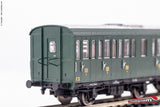 ACME 55099 - H0 1:87 - Set 2 carrozze passeggeri a 3 assi FS tipo 1931R di 3° cl. livrea verde Ep.II