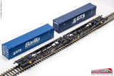 ACME 40298 - H0 1:87 - Carro intermodale Sggmrss 90 bimodulo GTS RAIL Barilla Ep.VI