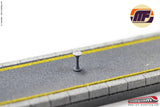 MF F012A - H0 1:87 - Set 2 pz posacenere da stazione modello a clessidra Ep. V/VI