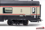 RIVAROSSI HR4353 - 1:87 - Set 2 Carrozze Grand Confort a salone 1985 1cl + 1cl disabili livrea Bandiera Ep. V