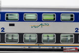 LIMA EXPERT HL5057 - H0 1:87 - Set 2 carrozze Vivalto livrea DTR vecchio logo ep.VI
