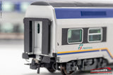 LIMA EXPERT HL5057 - H0 1:87 - Set 2 carrozze Vivalto livrea DTR vecchio logo ep.VI
