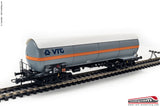 ROCO 76973B - H0 1:87 - Carro cisterna VTG tipo Zags per trasporto gas con rinforzo tetto Ep. VI