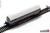 ROCO 76973B - H0 1:87 - Carro cisterna VTG tipo Zags per trasporto gas con rinforzo tetto Ep. VI