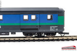 ROCO 74568 - H0 1:87 - Carrozza bagagliaio e bici SBB CFF FFS EW II, livrea 'Papagei'  Ep. V