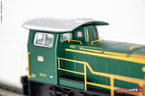 RIVAROSSI HR2791S - H0 1:87 - Locomotiva Diesel da Manovra FS D245 2008 DCC SOUND livrea verde con corrimano senza Parapiede Ep. IV