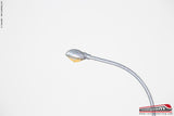 RAIL-MOD RM900 - H0 1:87 - Lampione stradale curvo con plafoniera 9.5 mm con led luce calda