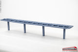 RAIL-MOD 00111 - H0 1:87 - Kit pensilina stazione modulare 35 x 5 x 4.6H cm