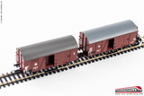 ROCO 76012 - H0 1:87 - Set 2 carri merci DR modello G e Gr con garitta ep.III