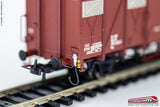 RIVAROSSI HR6505 - H0 1:87 - Set 2 carri merce FS Gqs cassa liscia REV Ep. IV-V