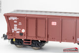 ROCO 76014 - H0 1:87 - Set 2 carri tramoggia a tetto scorrevole DB modello Tamns ep.V-VI