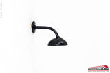 RAIL-MOD RM908 - H0 1:87 - Lampione nero collo dritto con micro led luce calda