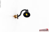 RAIL-MOD RM917 - H0 1:87 - Lampione nero a collo curvo con micro led luce calda