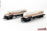 RIVAROSSI HR6511 - H0 1:87 - Set 2 carri FS cisterna Autogas tipo Zagkks Ep. V