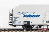 ACME 45059 - H0 1:87 - Set due carri merce FS INTERFRIGO con pareti e tetto liscie