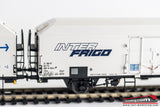 ACME 45059 - H0 1:87 - Set due carri merce FS INTERFRIGO con pareti e tetto liscie
