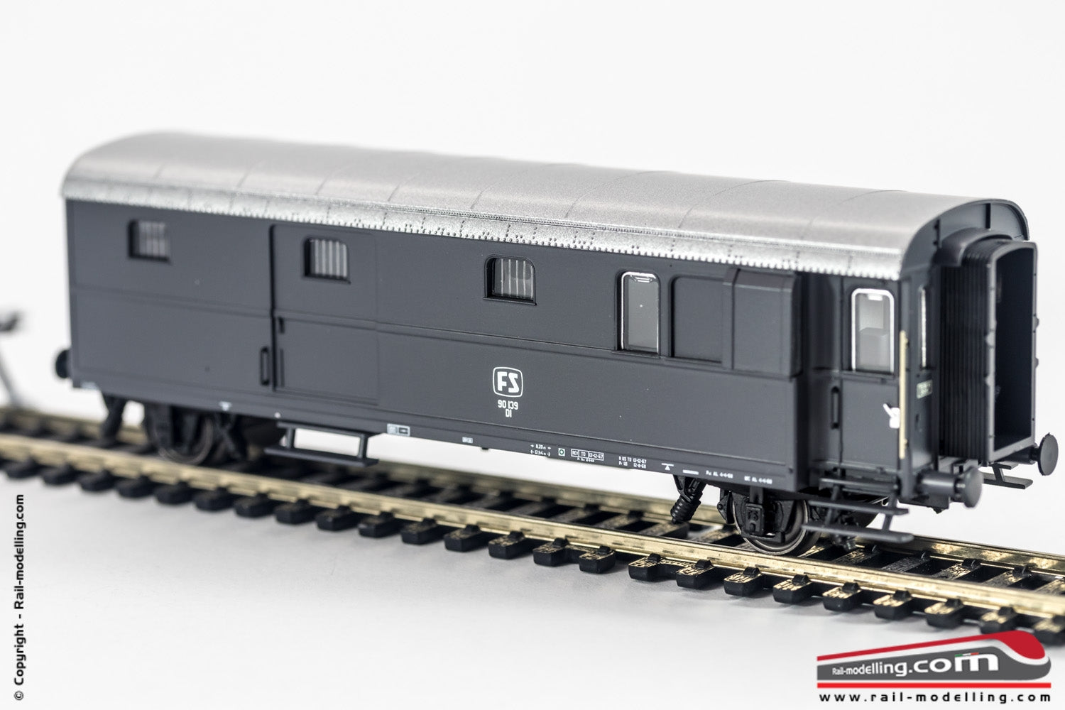 ACME 50805 - H0 1:87 - Carro merci bagagliaio 2 assi FS Di 90000 livrea aredesia