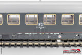 ACME 70076 - H0 1:87 - Set 2 carrozze passeggeri FS di 2° cl. classe Tipo X 1970 Treno Rapido Ep. IV