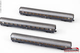 ARNOLD HN4316 - N 1160 - Set 3 carrozze FS UIC-X 1964 grigio ardesia Ep. IV