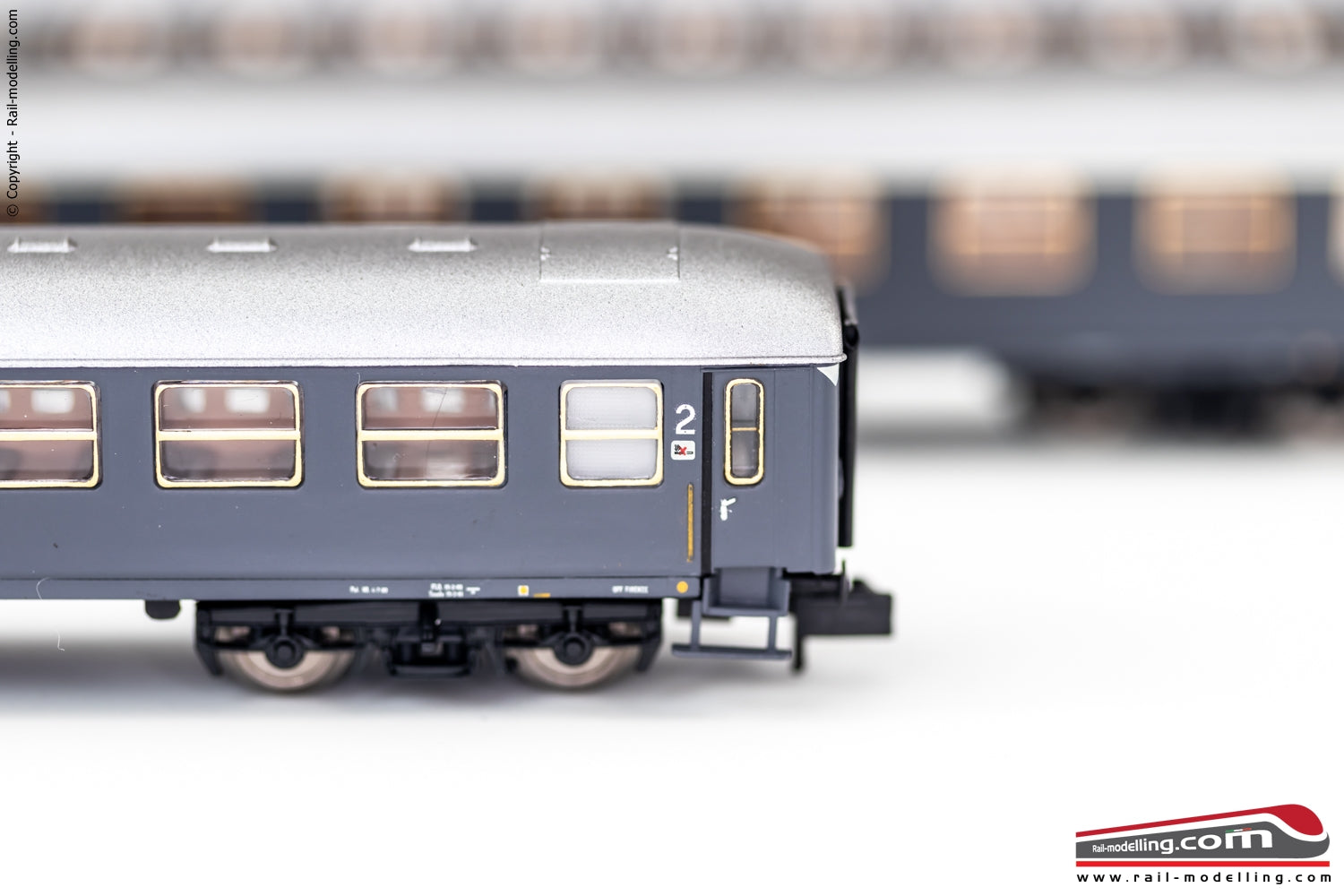 ARNOLD HN4316 - N 1160 - Set 3 carrozze FS UIC-X 1964 grigio ardesia Ep. IV