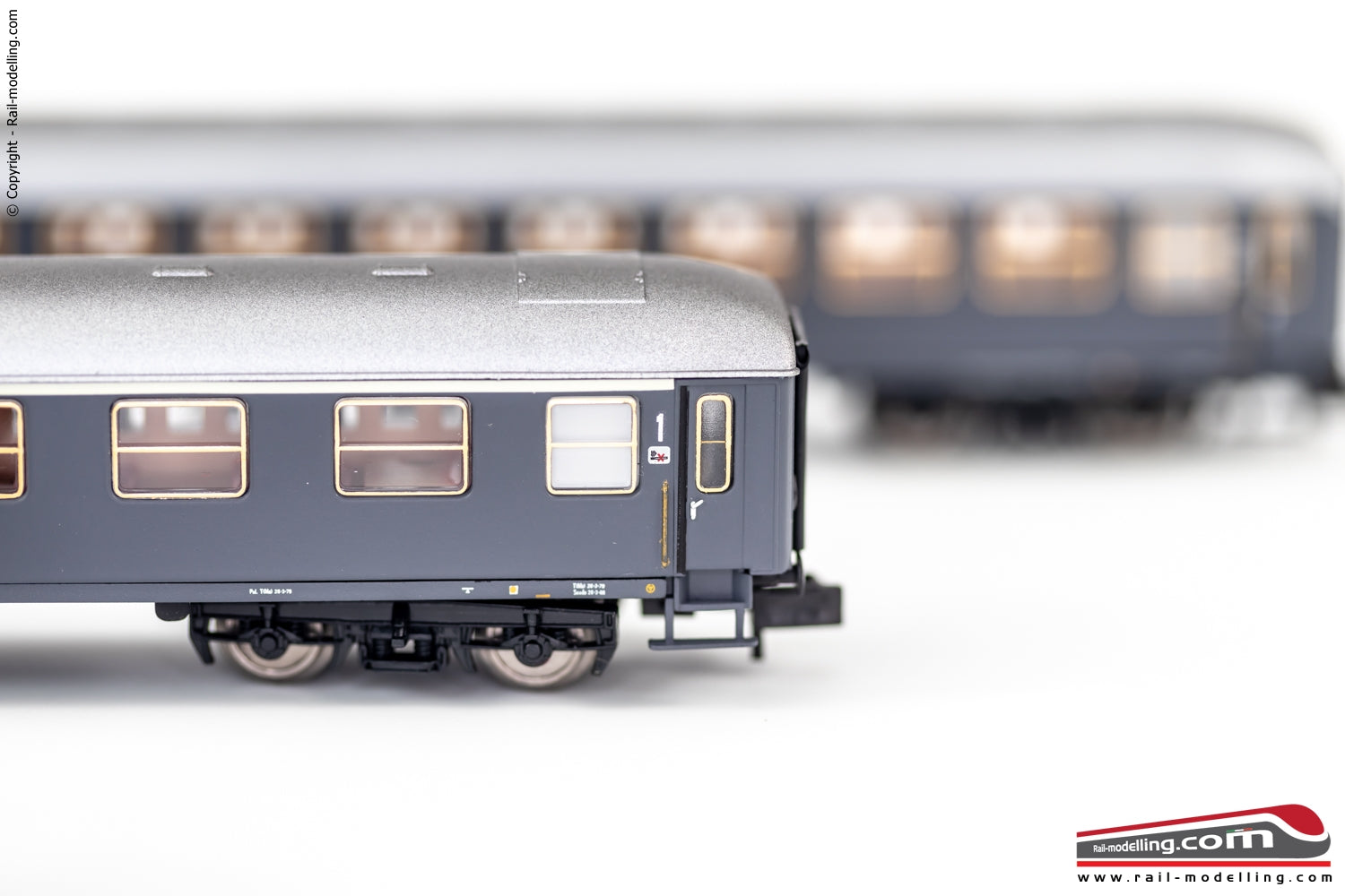 ARNOLD HN4316 - N 1160 - Set 3 carrozze FS UIC-X 1964 grigio ardesia Ep. IV