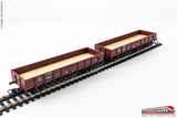 ATM CF12007 - H0 187 - Set 2 carri merce aperto FS tipo LL 1936 Ep. III