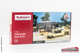 AUHAGEN 11353 - H0 1:87 - Deposito legname con tettoia e accessori