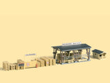 AUHAGEN 11353 - H0 1:87 - Deposito legname con tettoia e accessori