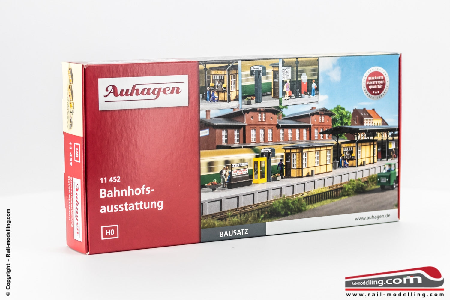 AUHAGEN 11452 - H0 1:87 - Accessori e arredo per banchina stazione ferroviaria