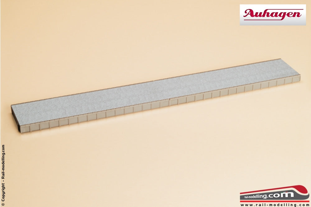 AUHAGEN 41610 - H0 1:87 - Marciapiede stazione con sottopassaggio 206 x 60 x 10 mm
