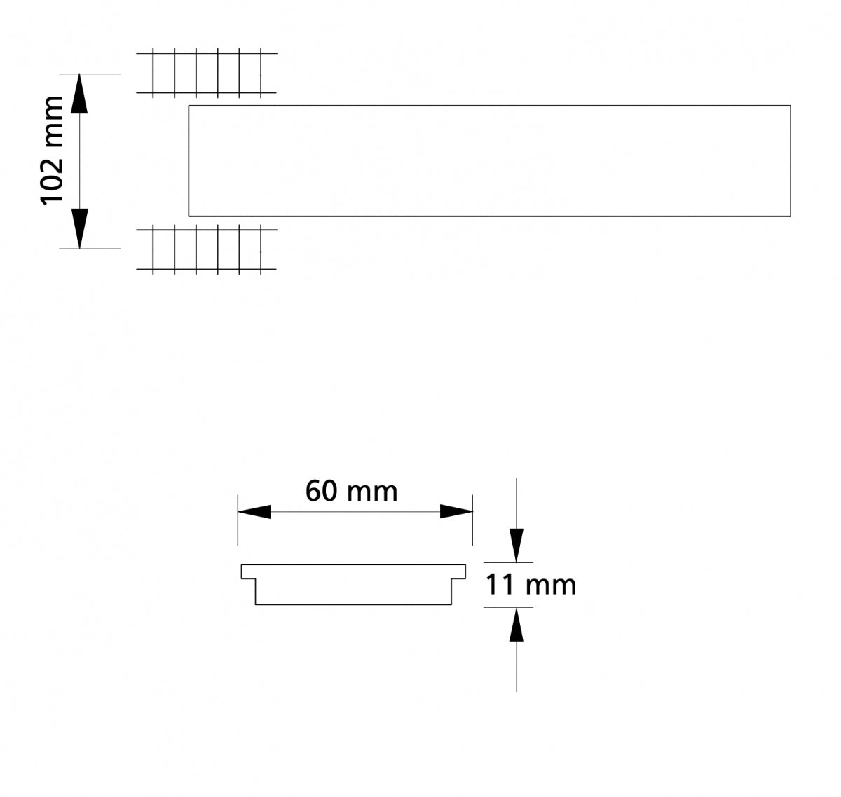 AUHAGEN 41610 - H0 1:87 - Marciapiede stazione con sottopassaggio 206 x 60 x 10 mm