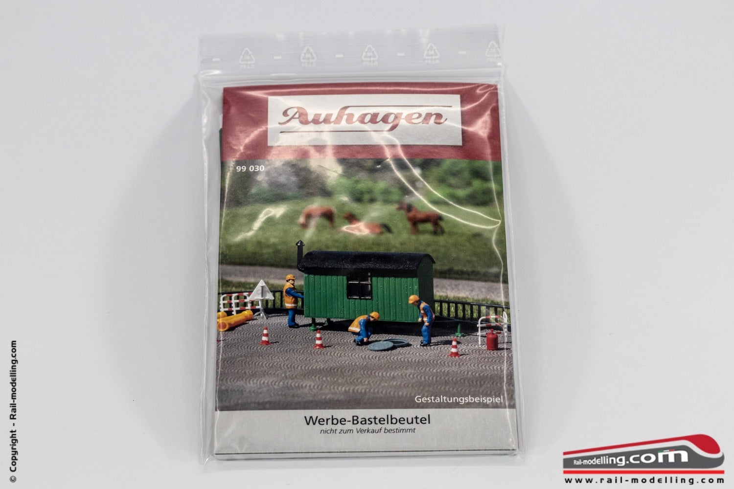 AUHAGEN 99030-2 - H0 1:87 - Carro servizio manutenzione