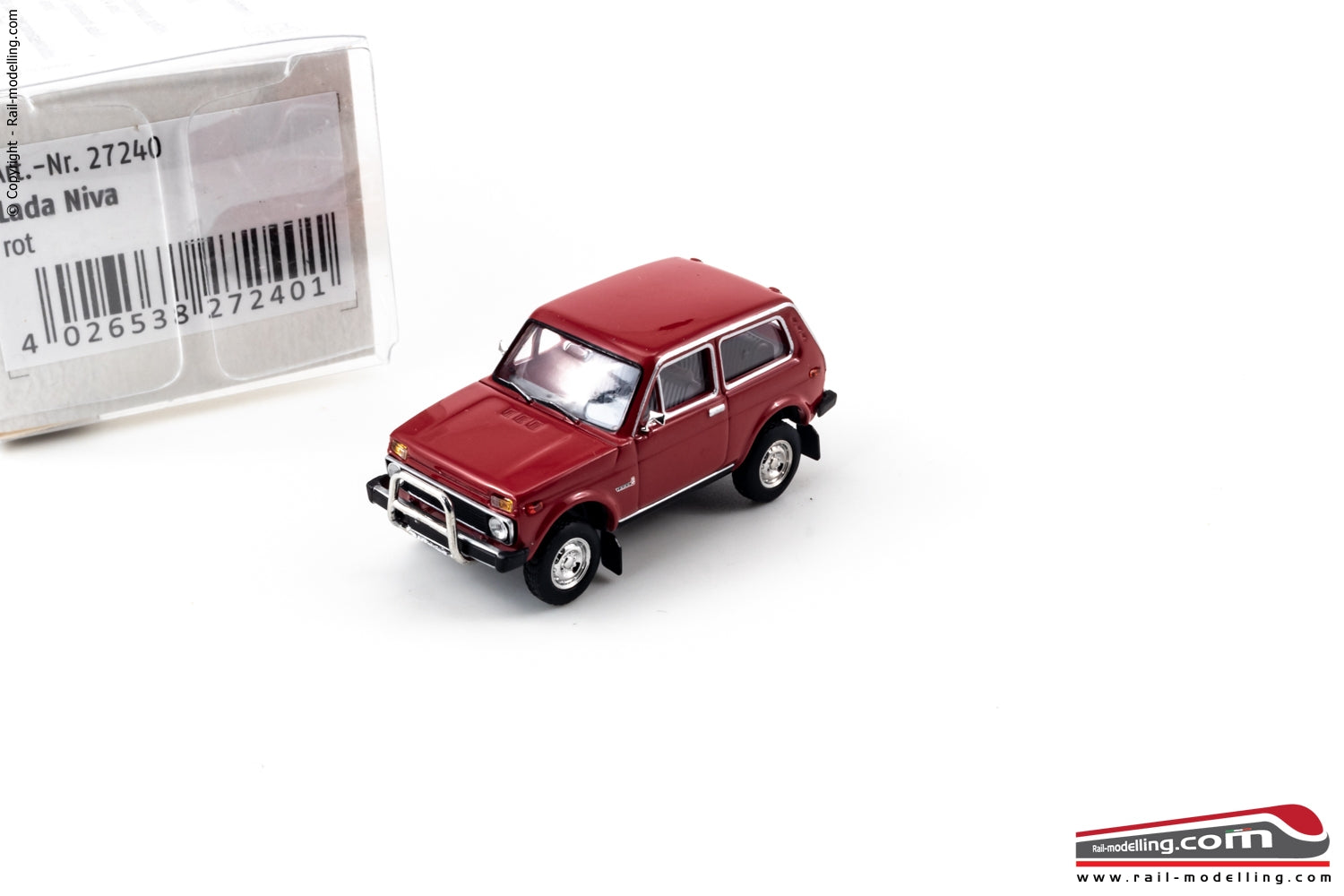 BREKINA 27240 - H0 187 - Auto modellino LADA Niva 1976 Rossa