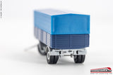 BREKINA 55330 - H0 187 - Rimorchio telonato a 2 assi colore telo blu