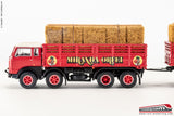BREKINA 58415 - H0 187 - Camion con rimorchio Fiat 690 con fieno Circo di Miranda Orfei