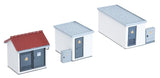 FALLER 120236 - H0 1:87 - Set 3 Cabine elettriche - GAS di trasformazione 