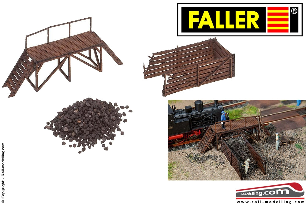 FALLER 120222 - H0 1:87 - Deposito carbone per locomotive a vapore