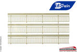 87 TRAIN 222.46 - H0 1:87 - Ringhiera esterna di recinsione in foto incisione metallica 70cm 