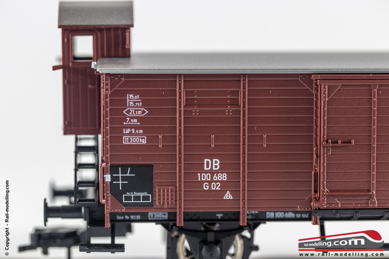FLEISCHMANN 536603 - H0 1:87 - Carro chiuso tipo G 02 "Stettin", DB Ep. III